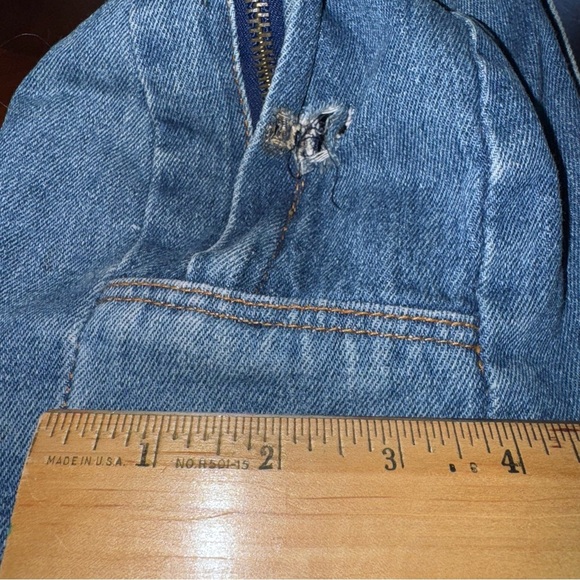 Vintage Rugged Exposure Denim Backpack Blue Jean 90s Y2K Bag - Picture 12 of 12